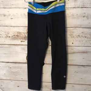 Girls Lululemon Cropped Yoga Pants